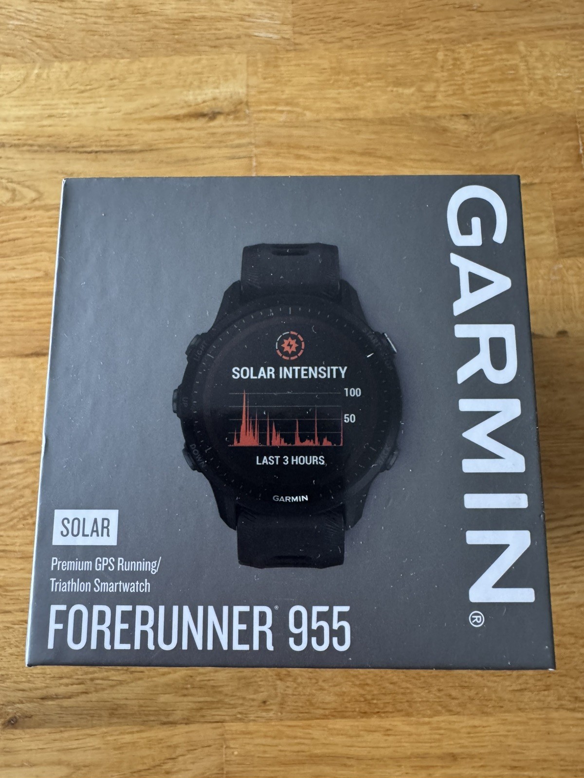 Garmin Forerunner 955 Solar GPS Running Triathlon Smartwatch Model 7EH004891