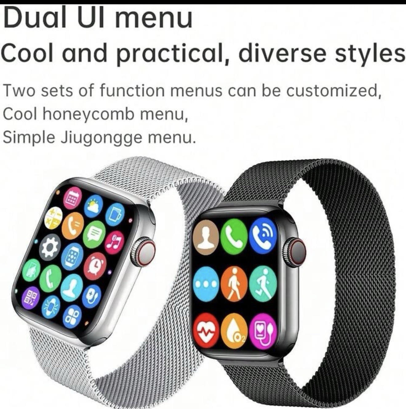 New Bracelet Smartwatch For Android IOS Phones,Compatible With IPhone