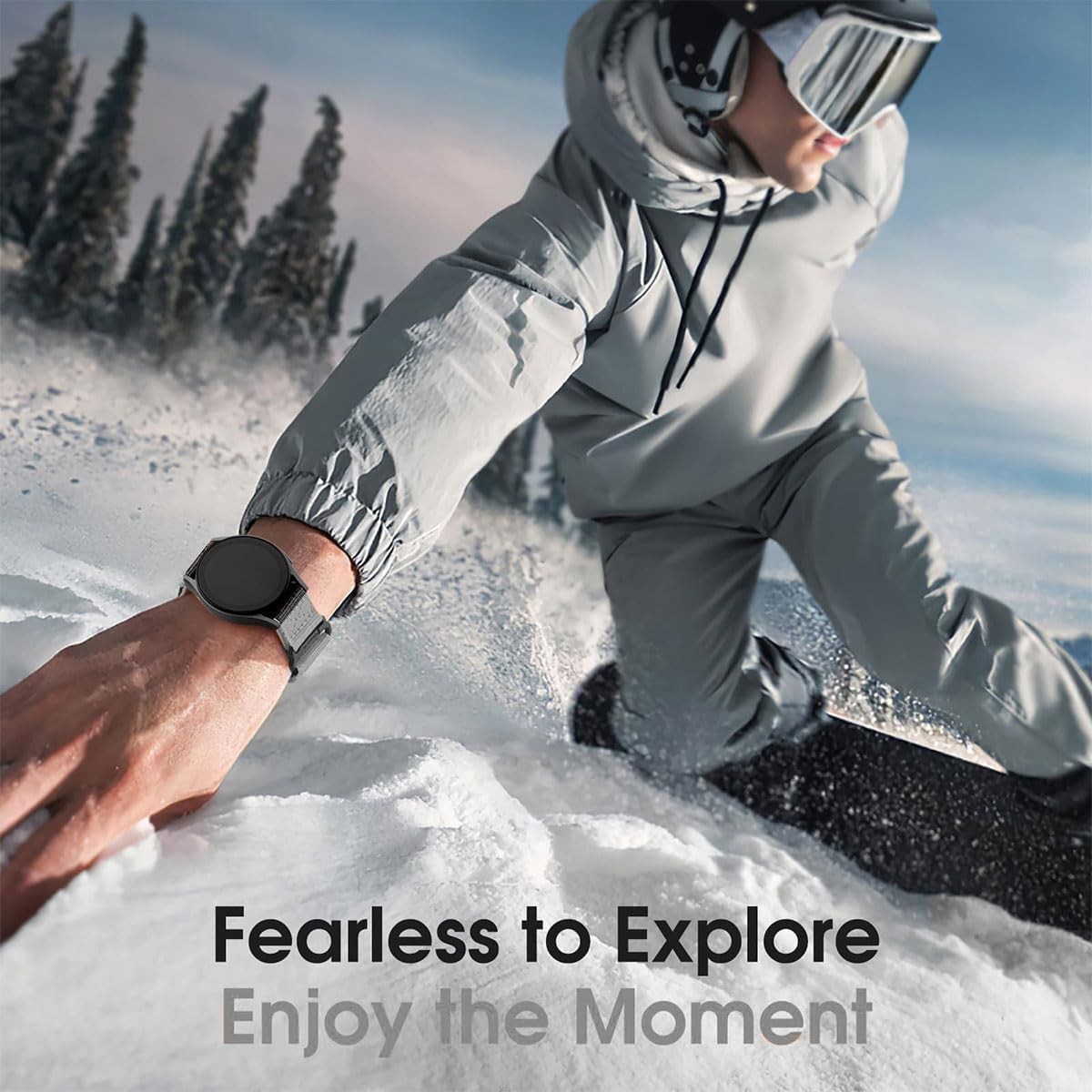 Rugged Nylon Strap Compatible with 20mm 22mm Watches Quick Release