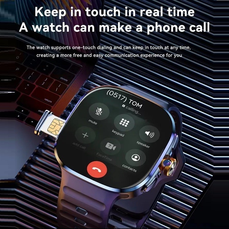 2.4″ Large Screen Smartwatch M99 4G SIM Card Android 10 3GB+32GB 2100mAh NFC