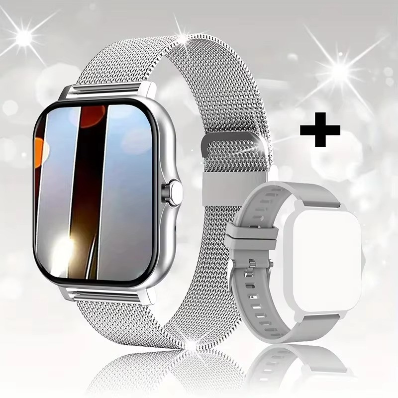 LAXASFIT Smart Watch Bluetooth Call Fitness Tracker Heart Rate Monitor