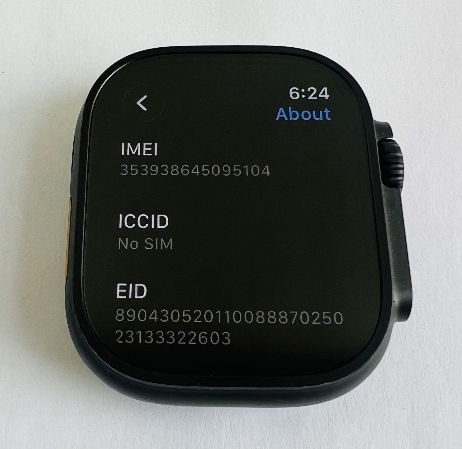 Apple Watch Ultra 3 49mm GPS + Cellular Titanium Orange Alpine Loop 100% Battery