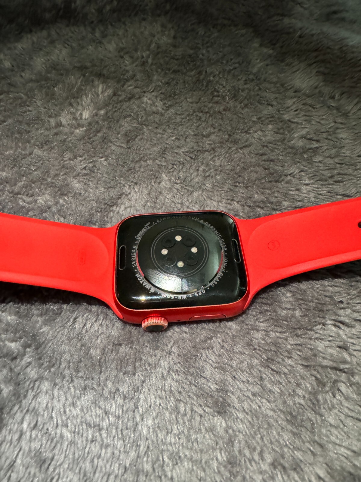 Apple Watch Series 6 44mm Red Aluminum Case with Red Sport Band (GPS)