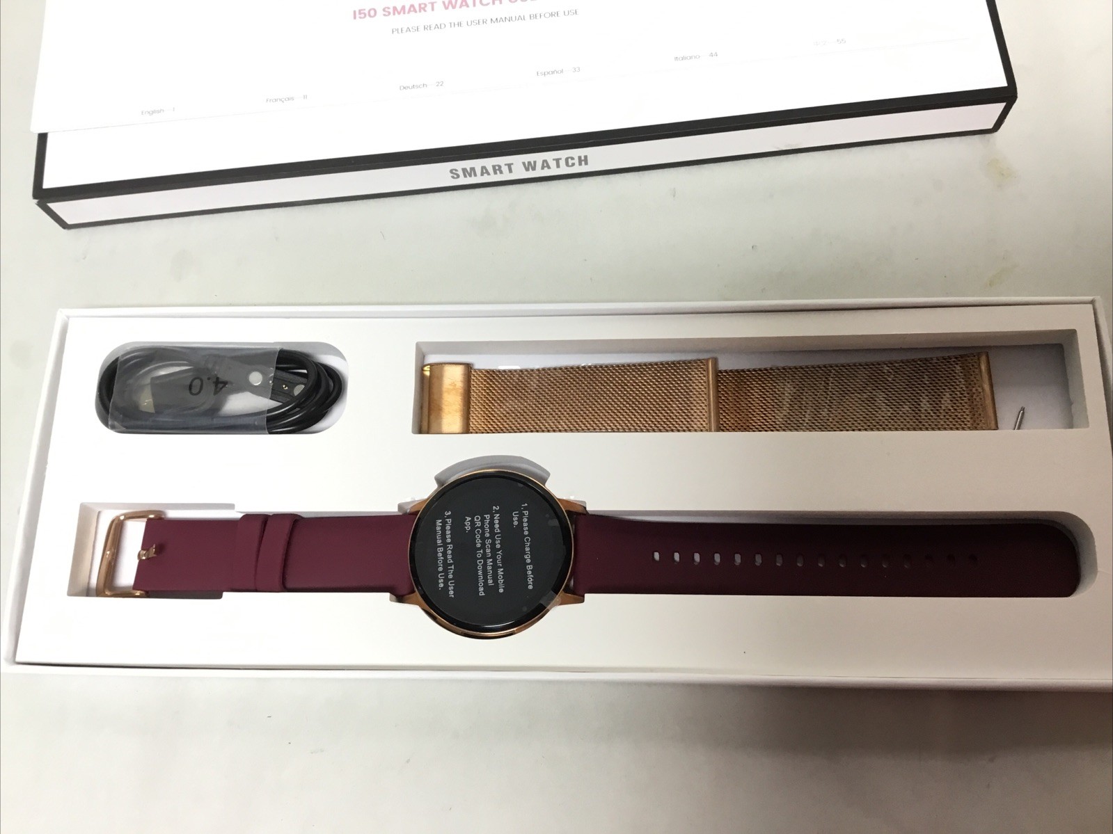 I50 Smart Watch FOR WOMEN – Bluetooth. – Free Shipping