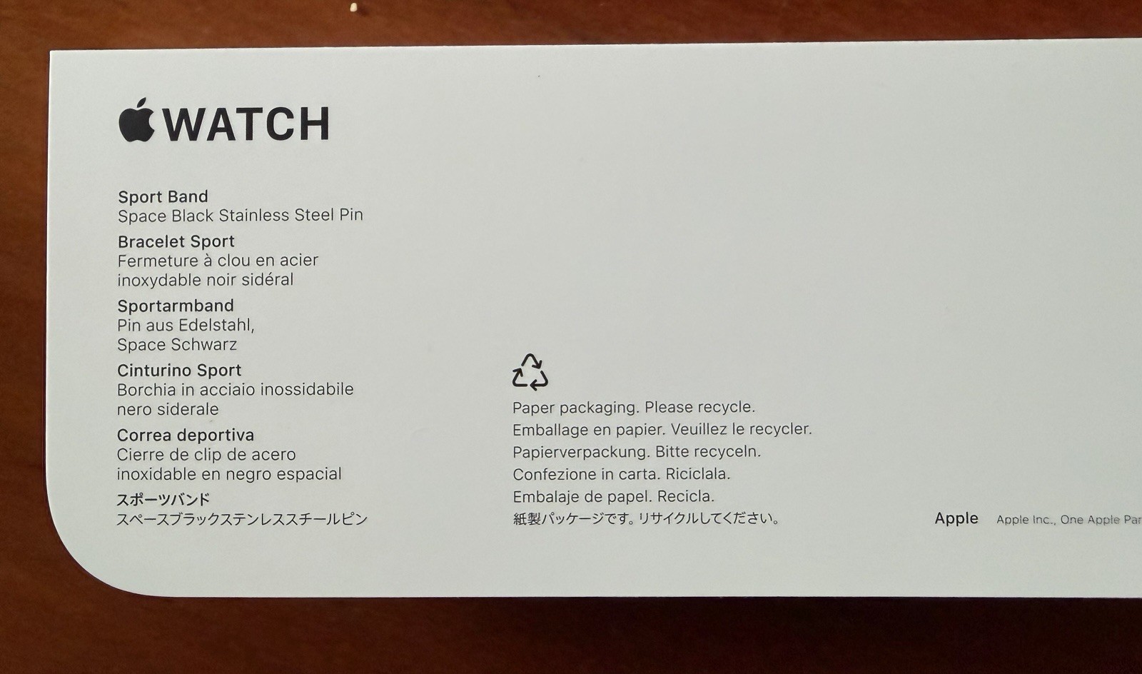 Original Apple Watch Sport Band M/L