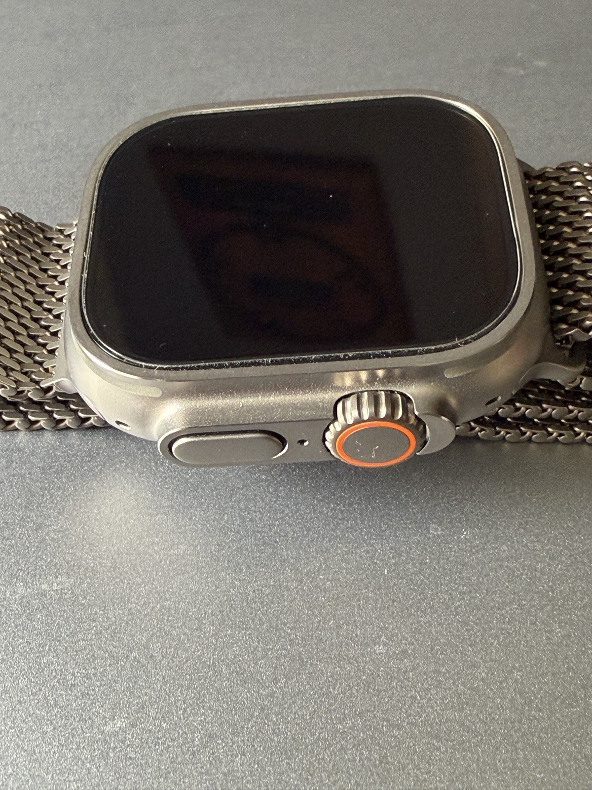 Apple Watch Ultra 3 49mm Titanium Case With Apple Milanese Loop Band Plus Extras