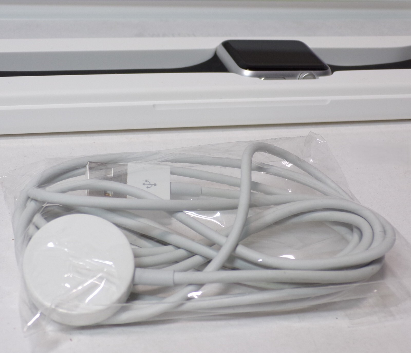 Apple Watch Sport Gen 1 w/ Blue Sport Band 316L Stainless Steel Pin 110724WT2