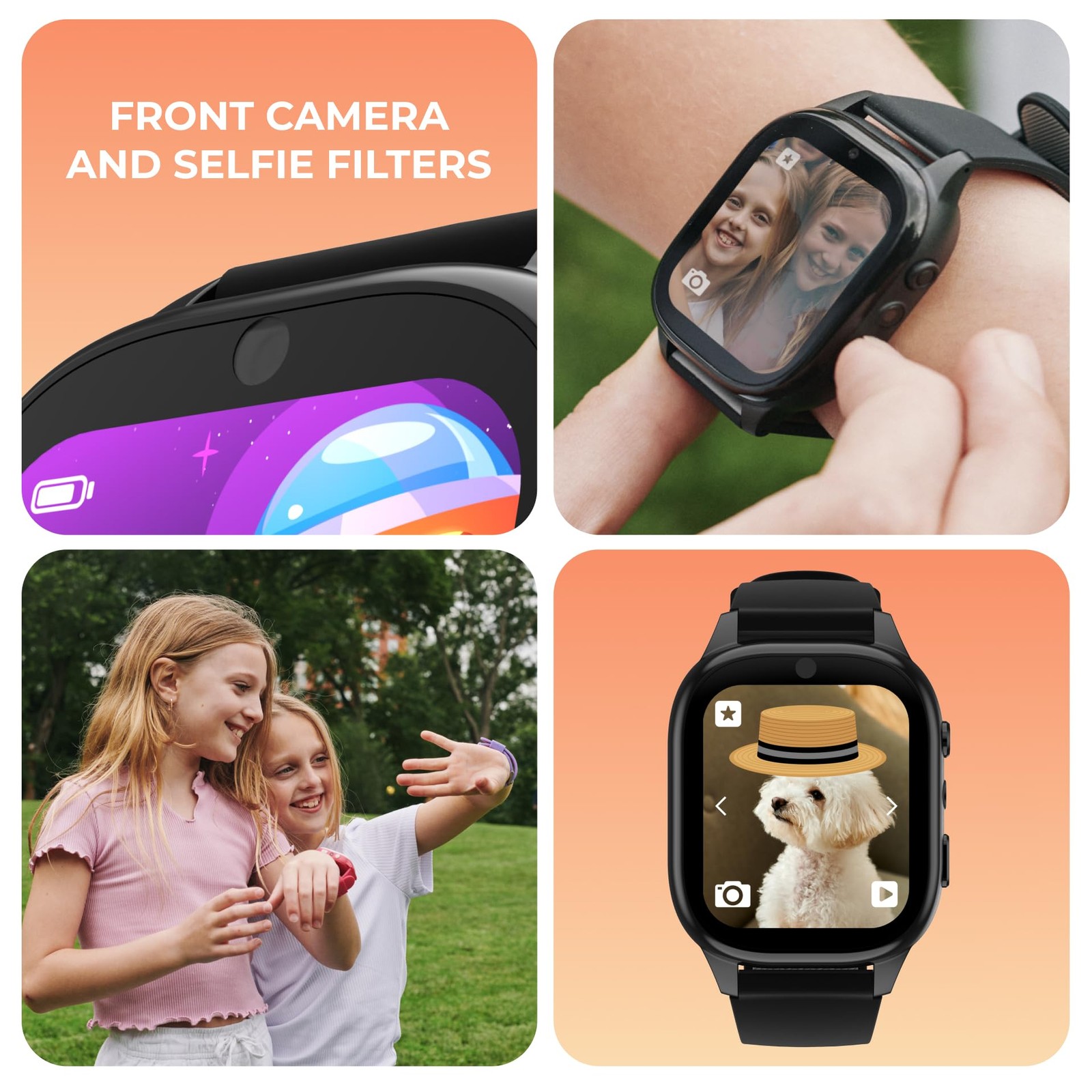 4 , Educational Tech Toy – 25+ Games, Selfie , Audiobooks, Step Tracker, Wate…