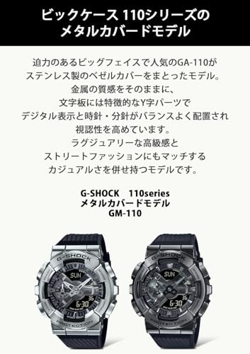 Casio G-Shock GM-110BB-1AJF Metal Covered Watch Black Japan