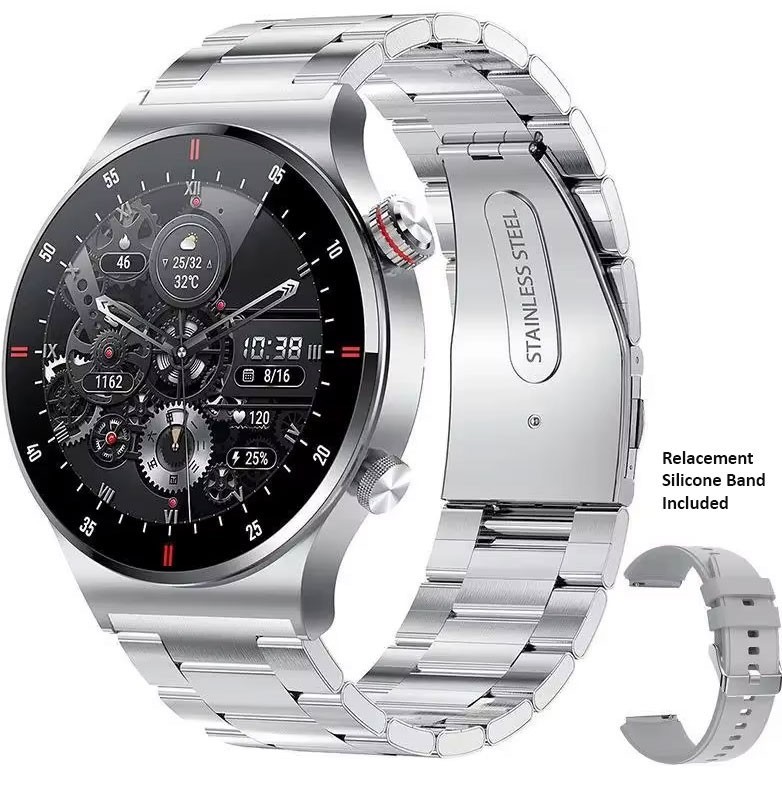 Smart Watch for Men Bluetooth NFC Blood Oxygen Heart Rate Sports Fitness Tracker