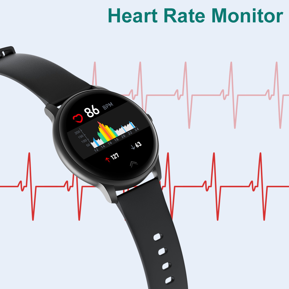 Heart Rate Smart Watch Men Women Steps Activity Fitness Tracker for iOS Android