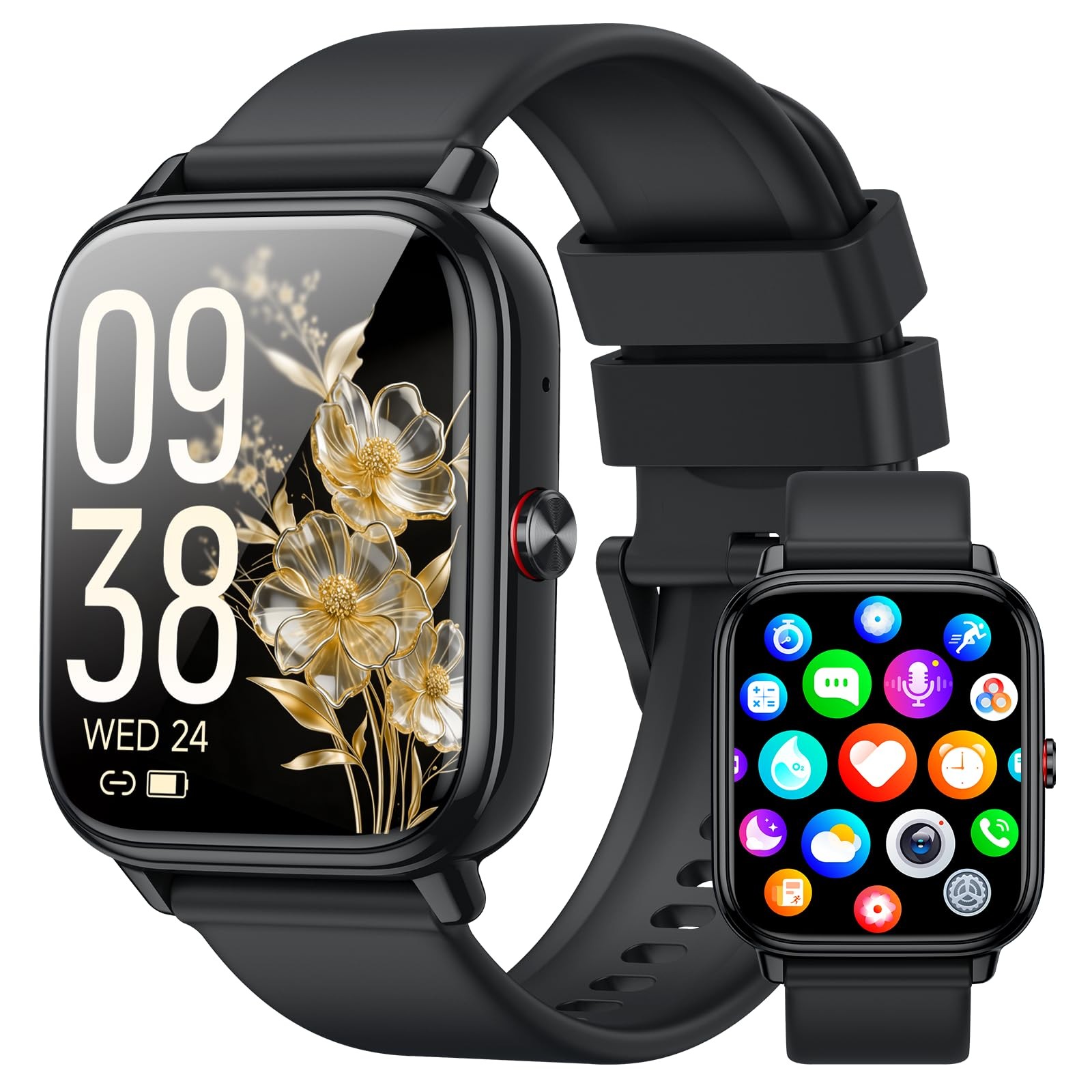 for Men Women, Fitness Tracker (Answer/Make ), 1000 mAh Battery, 120+ Sport M…