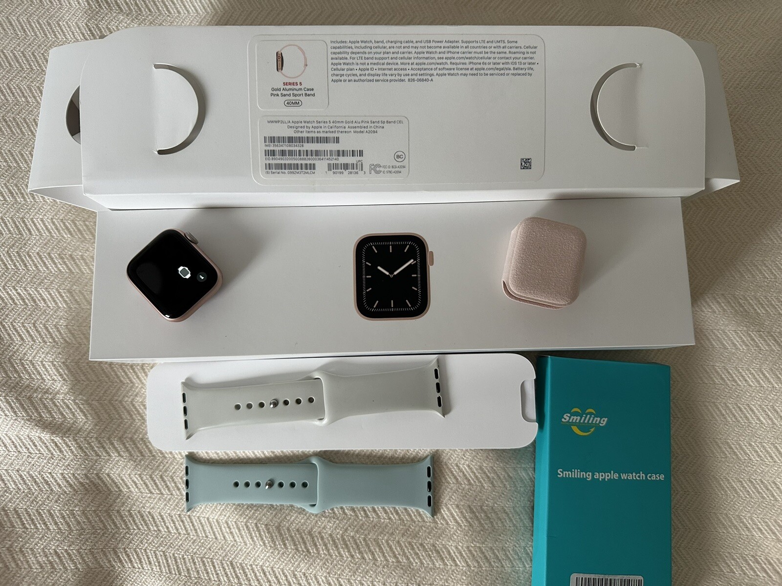 Apple watch series 5 gps cellular 40 mm gold rose