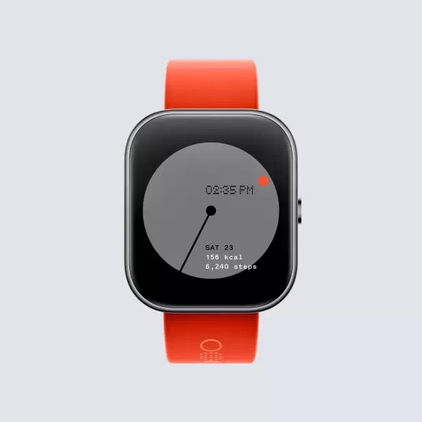CMF by Nothing Watch Pro-1.96 inch AMOLED-AI noise reduction-GPS-ORANGE STRAP