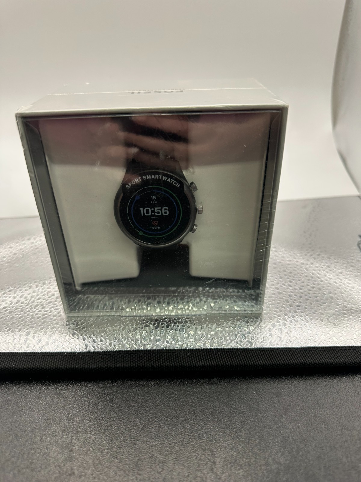 Fossil Sport Gen4 Smart Watch DW9F1 Black Silicone Band 41mm