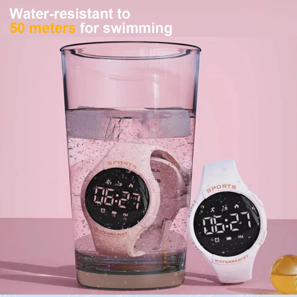 Multi-Function Waterproof Sports Watch Vibration Alarm Electronic Clock