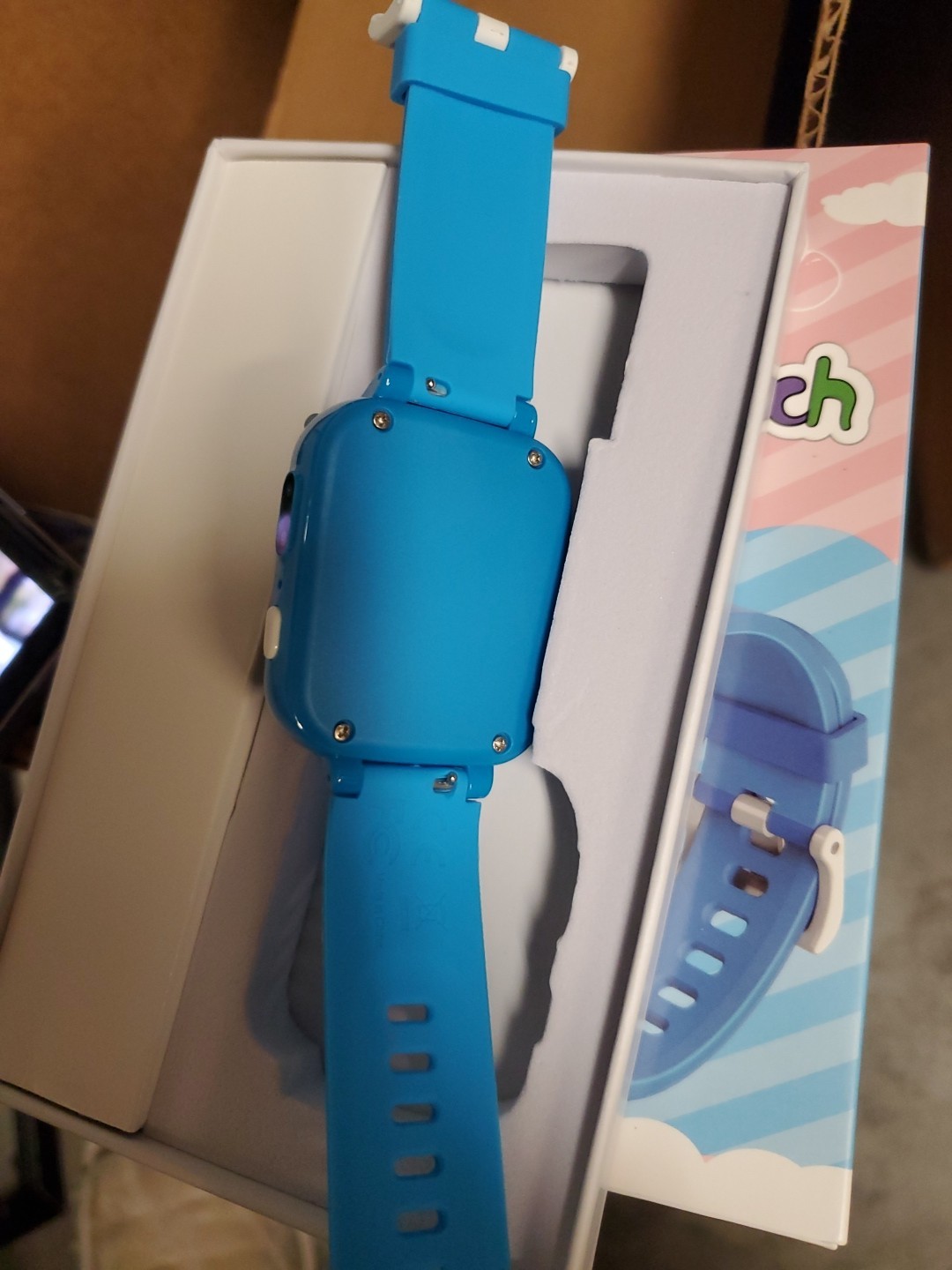 Kids Smart Watch Girls Boys, SmartWatch Camera Games Walking Flashlight Blue