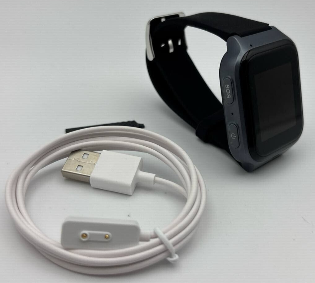 Timex MT43AY Family Connect Senior Smart Watch WiFi 45mm Android iOS T-Mobile
