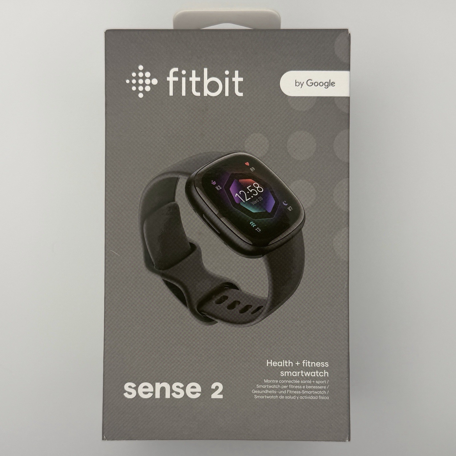 Fitbit Sense 2 Advanced Smartwatch — Graphite Aluminum — 24mm — FACTORY SEALED!!