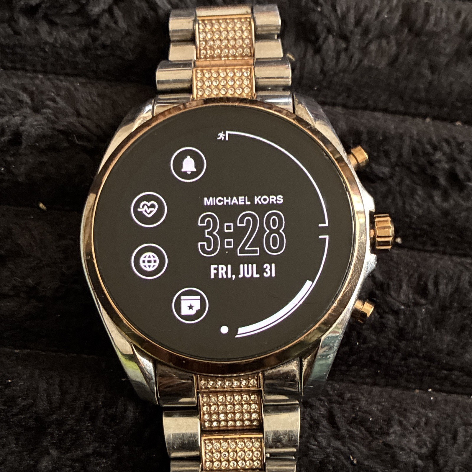 Michael Kors Access Gen6 Bradshaw 43mm Touchscreen BT HR Two-Tone SS iOS/Android