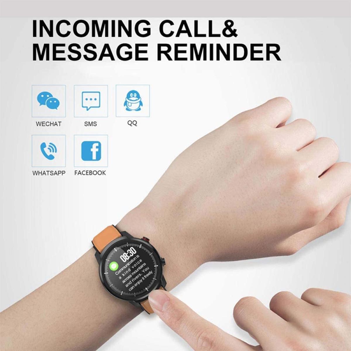 Smart Watch Sport L3 Heart Rate Step Counter Notifications IP68 Refurbished