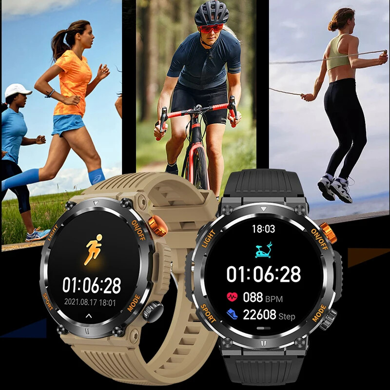Men’s Smart Watch HD Touch Screen Sports Waterproof Smartwatch Bluetooth Call