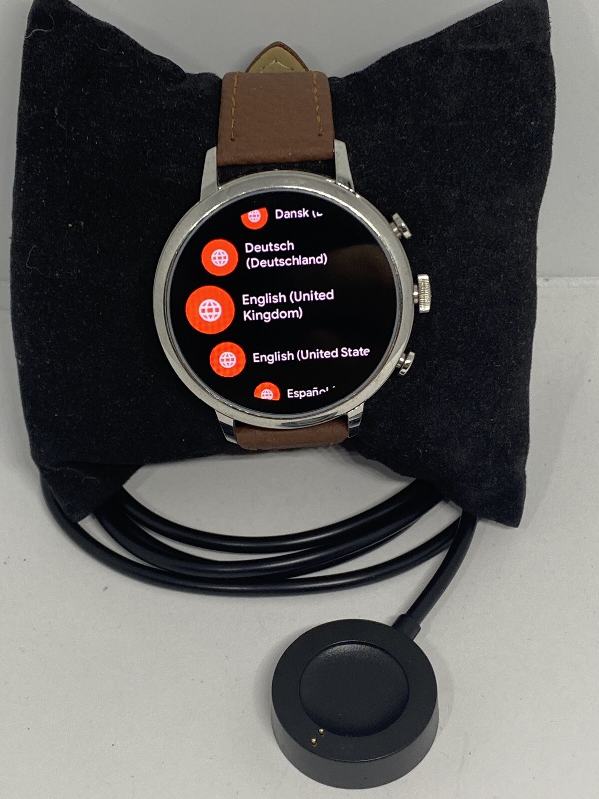 Fossil Gen 4 Authentic Digital Dial Smart Watch Custom Band FTW6014 AB180