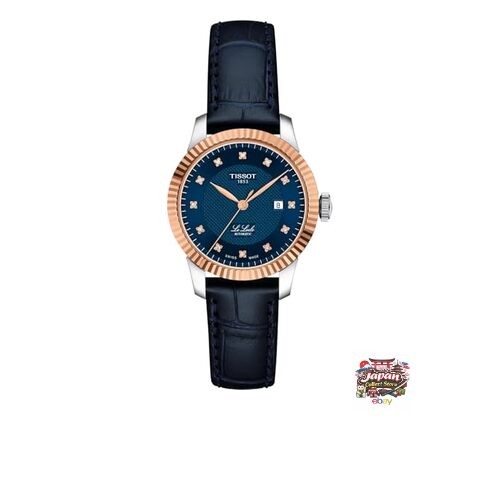 Tissot Le Locle Gold 29mm Women’s Watch Blue Dial T9322074604600