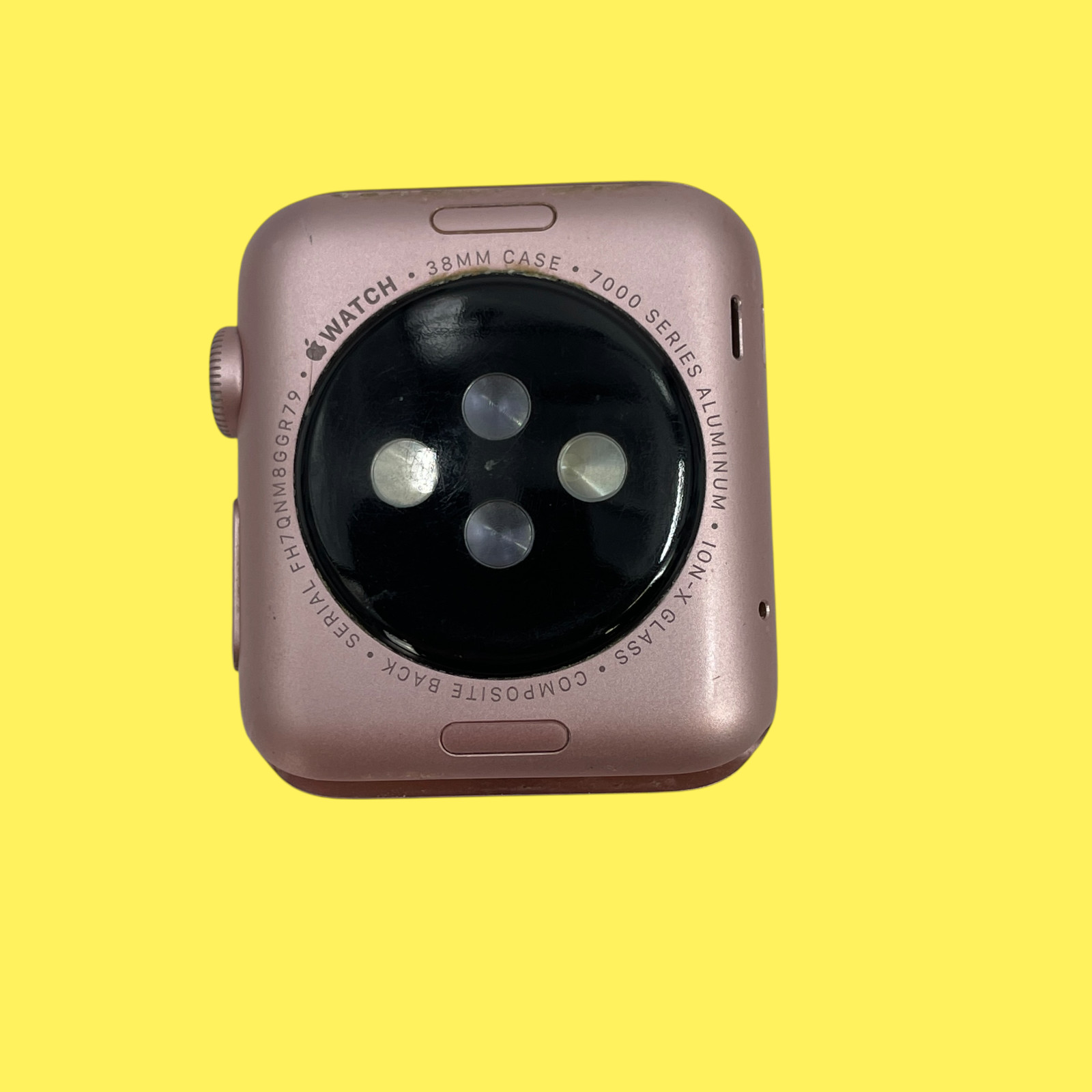 AS/IS LOT OF 3 Apple Watch 7000 Series Pink 38mm Model A1553 #9340 Z65/361