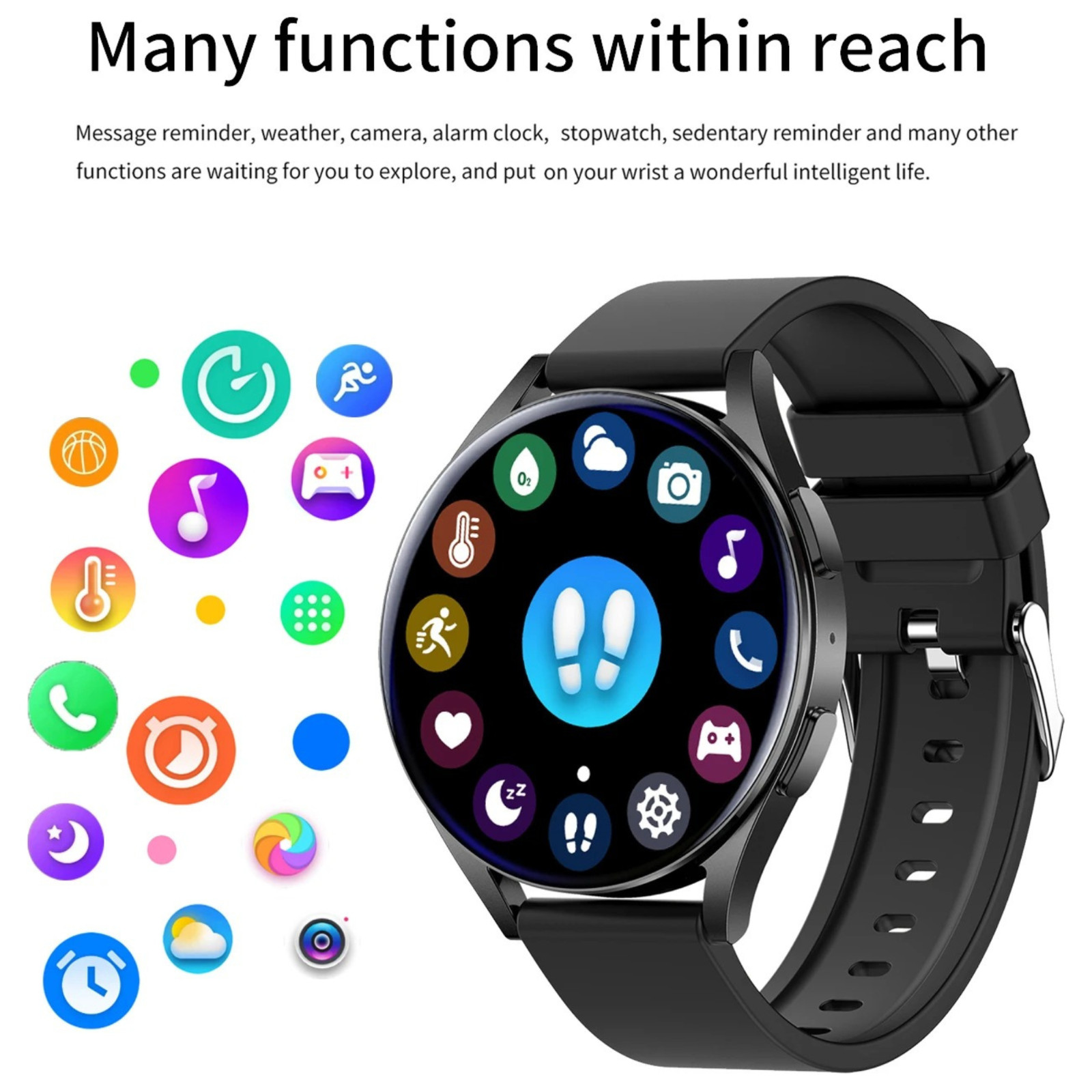 2024 Luxury Smart Watch BT Call Health IOS Android Sport Watch Business Watch