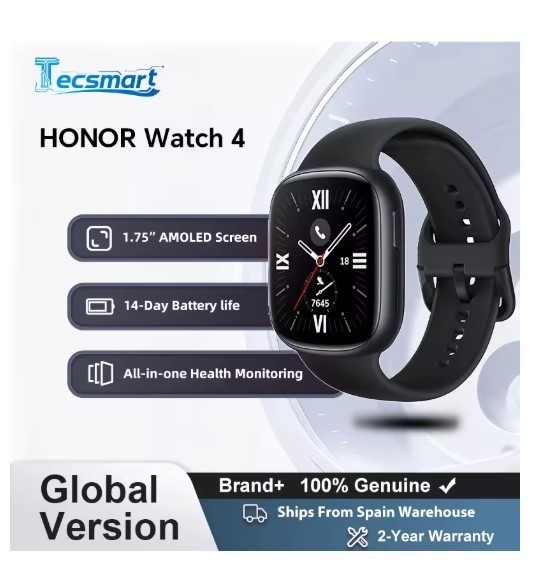 Honor Watch 4 Smartwatch GPS Bluetooth Call Long Battery Life Fitness Tracker