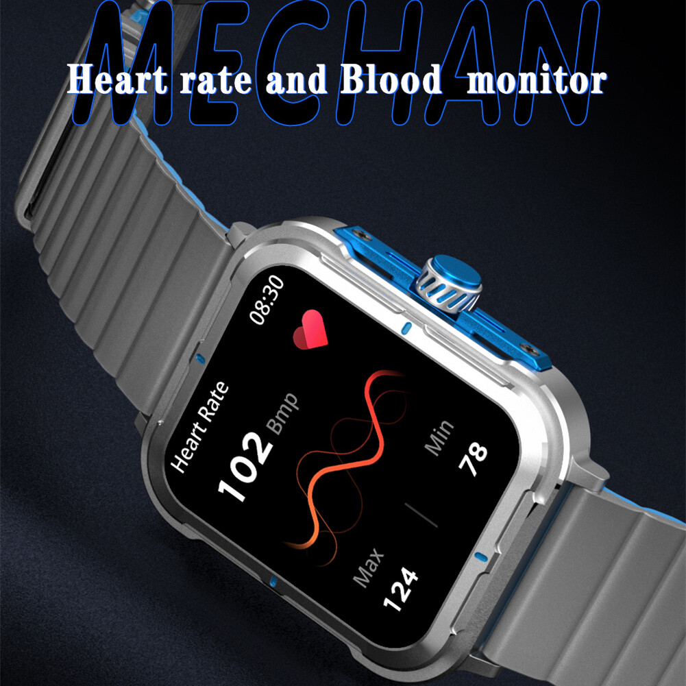 Smart Watch Men Outdoor Sports Business Smartwatch 1.83 inch Fitness Tracker