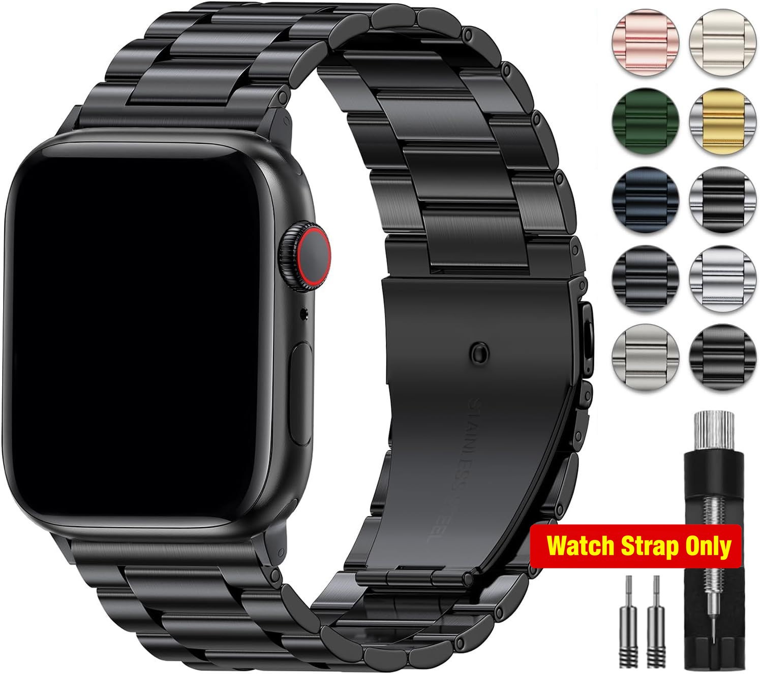 Business Style Metal Band for Apple Watch Series 11 49mm – Compatible Strap